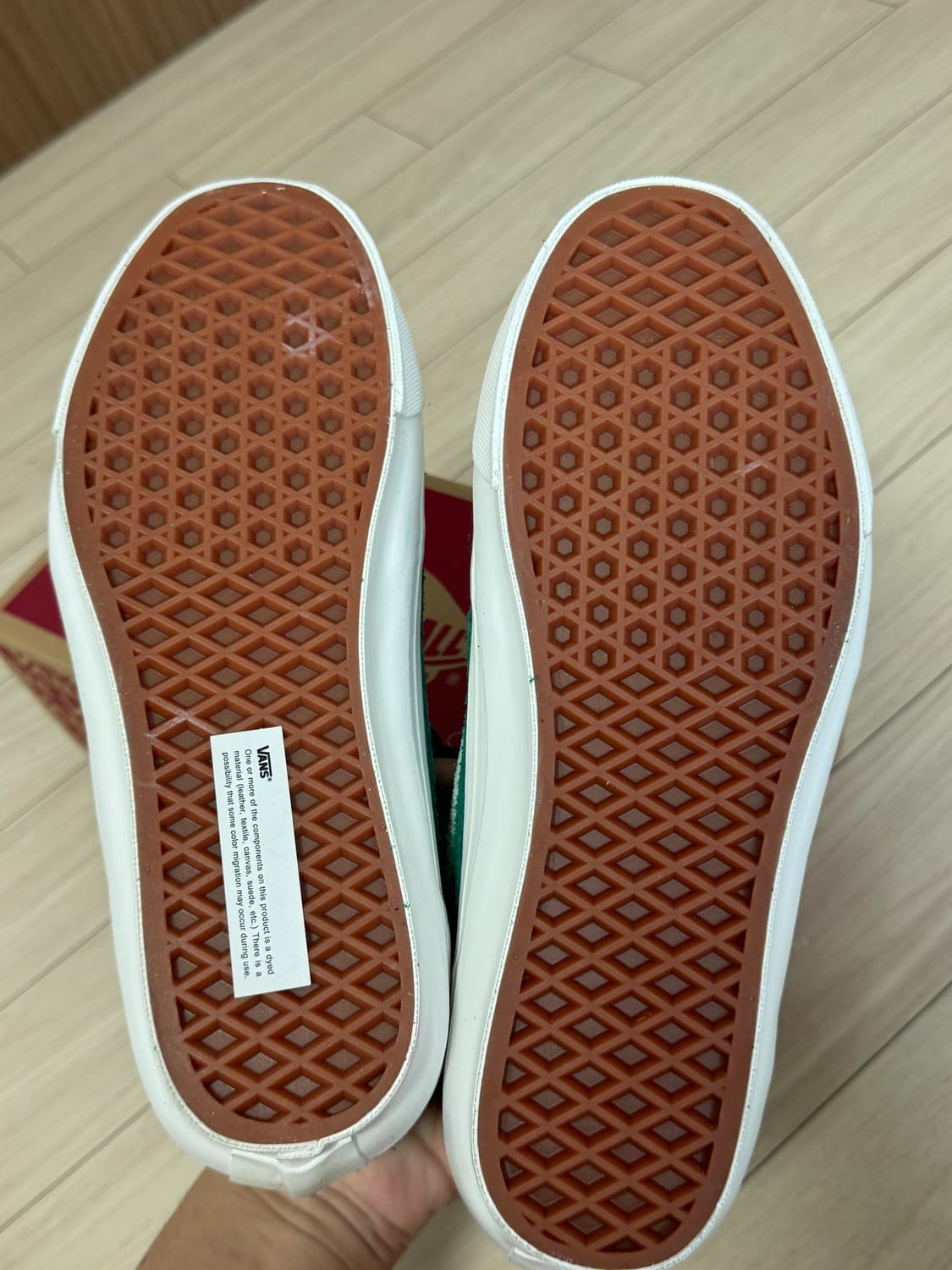 [새상품]반스 하프캡 lx 그린 260 상품이미지5