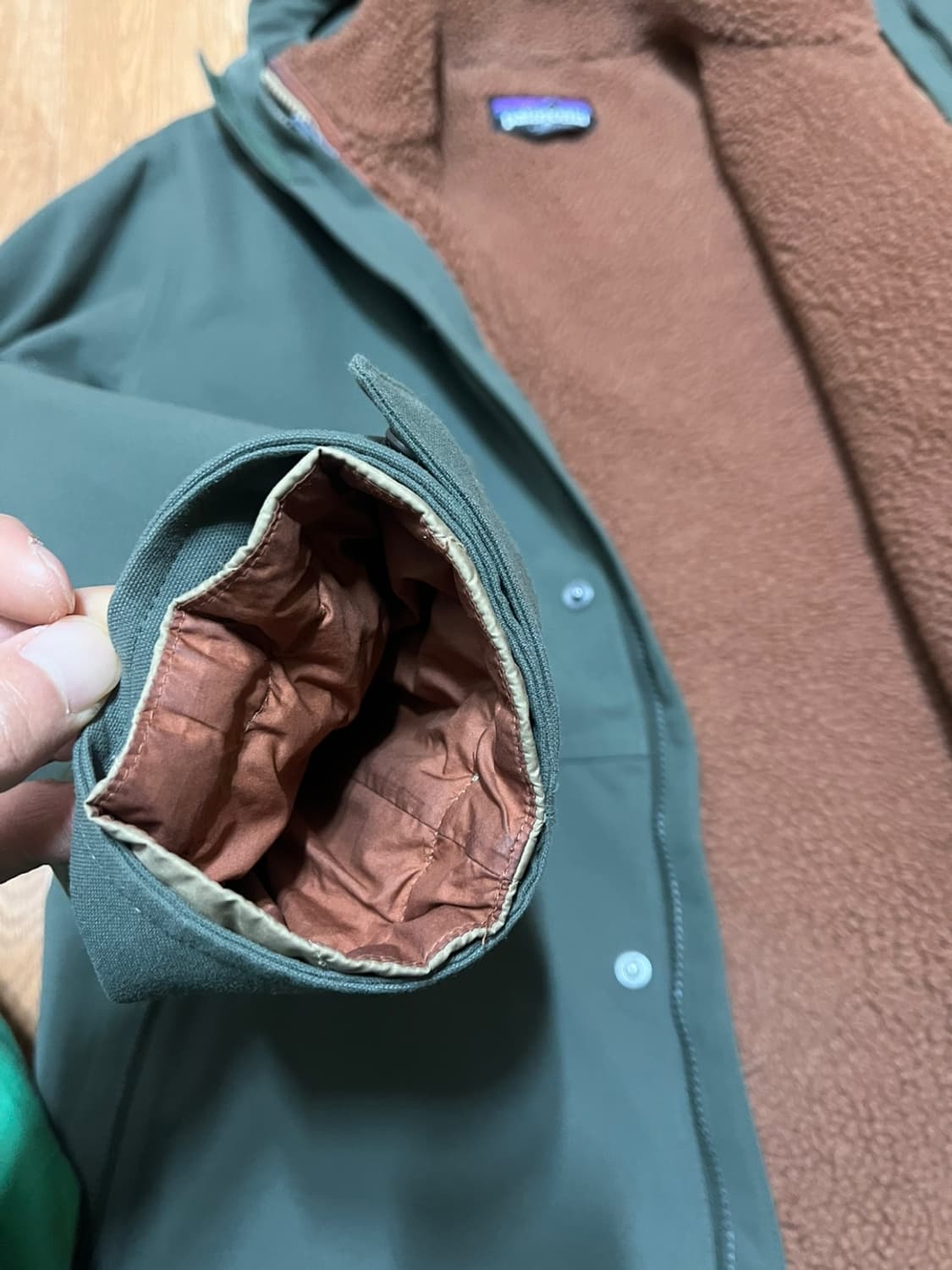 파타고니아 3 in 1 양털 패딩 방수 자켓 후드 사파리 플리스 후디 상품이미지6