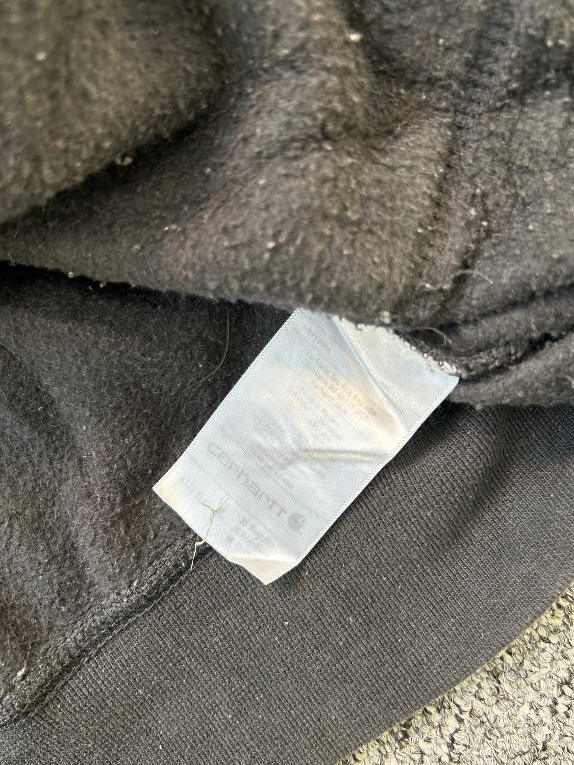 칼하트 블랙 후드집업 M 상품이미지6