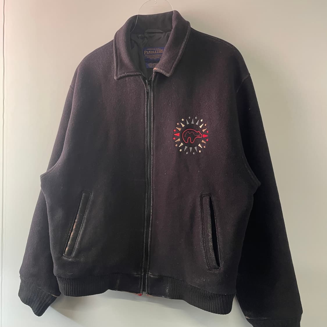 90s 펜들턴 울 블루종 자켓 상품이미지4