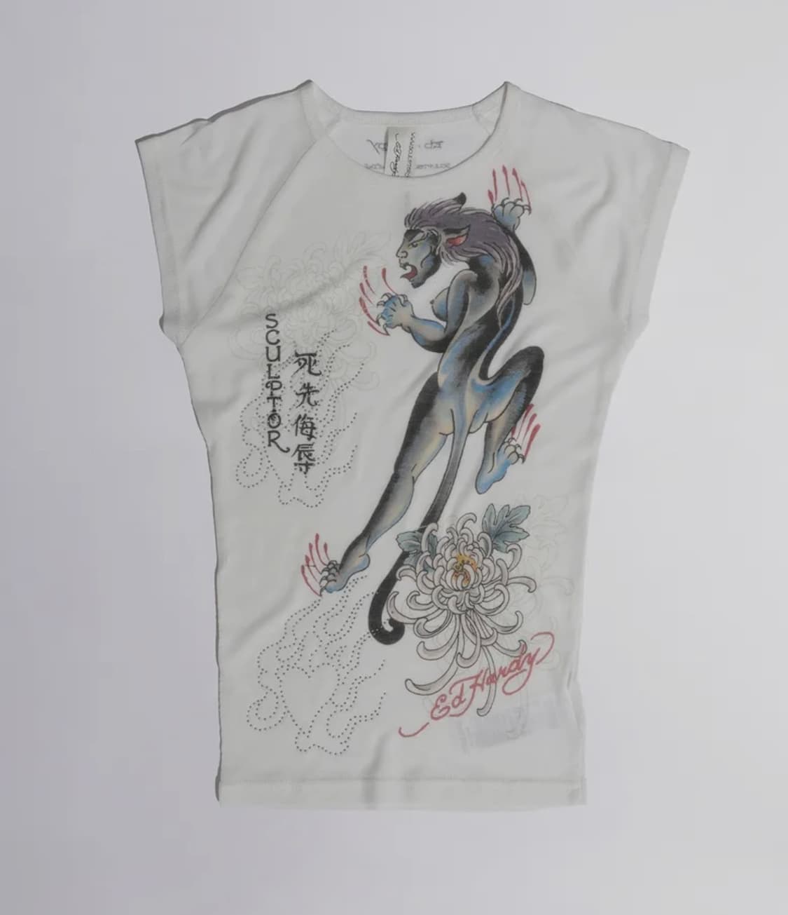 [XS] 스컬프터 X 에드하디 데빌 래글런 티 상품이미지1