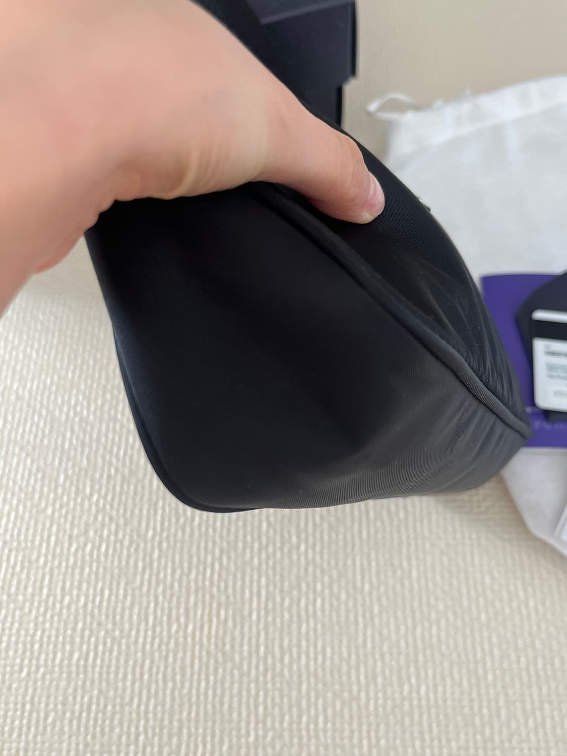 정품 프라다 리나일론 미니백 상품이미지4