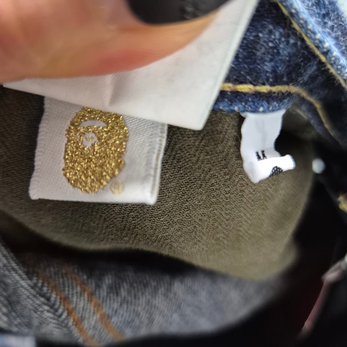 베이프 1997 Type-01 챔피언 데님 팬츠 인디고 M 상품이미지4