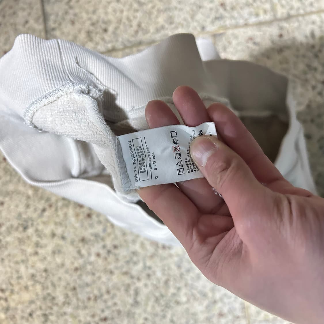 디스이스네버뎃(thisisneverthat) 화이트 후드티 상품이미지6