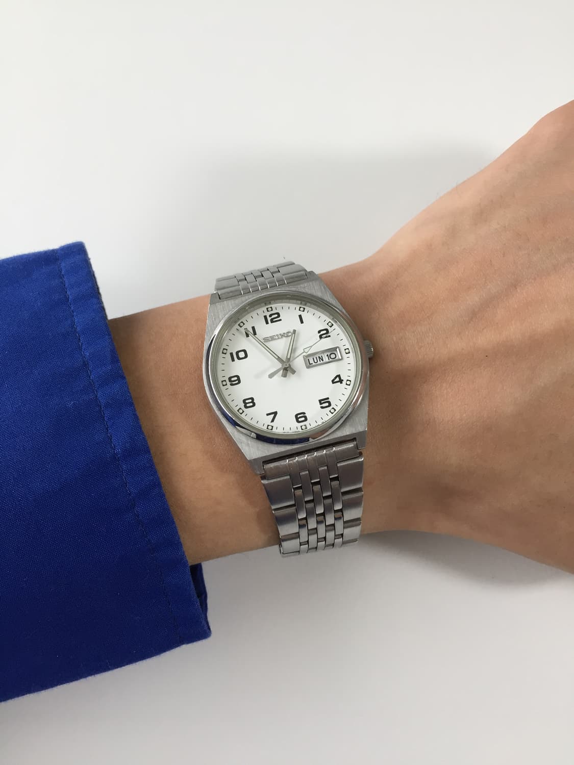 90s seiko arabic day-date quartz 상품이미지3