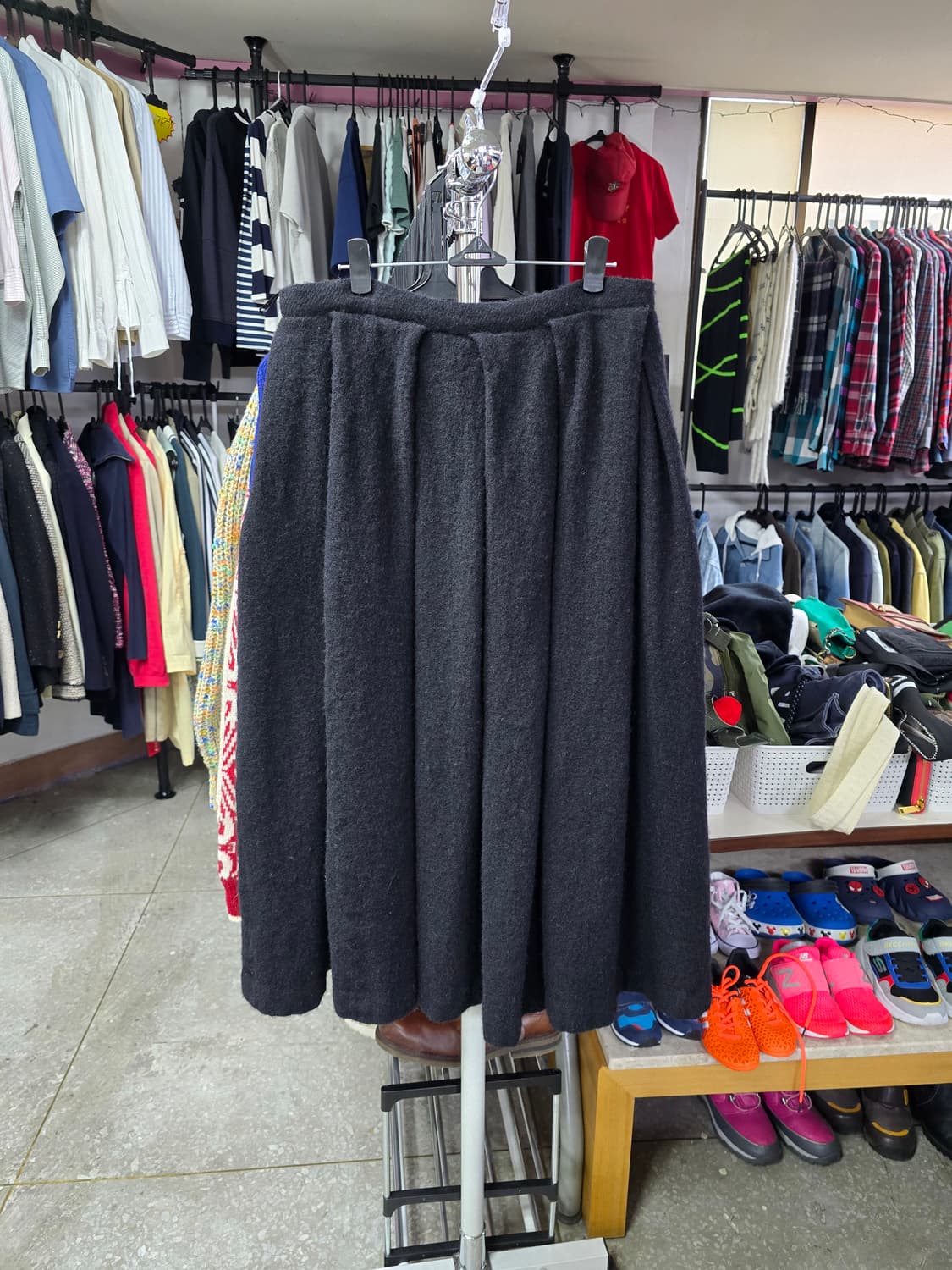 꼼데가르송 모직 플레어 롱 스커트 (1312) 상품이미지1