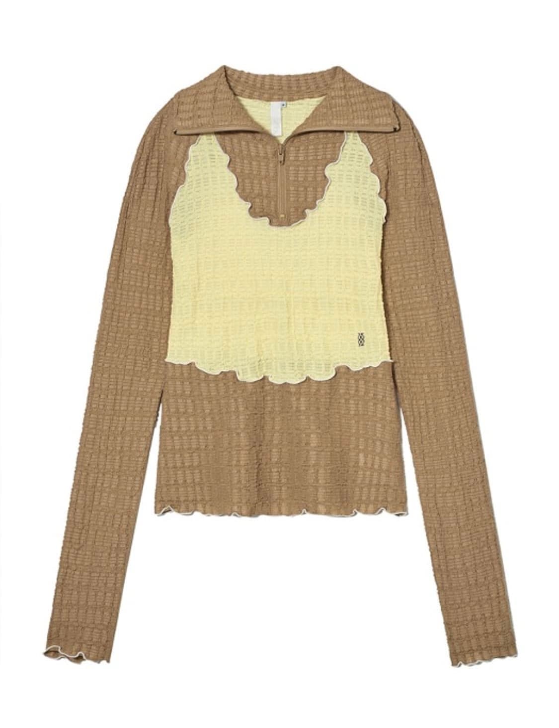 Kijun 하프 집업 저지 탑 상품이미지1