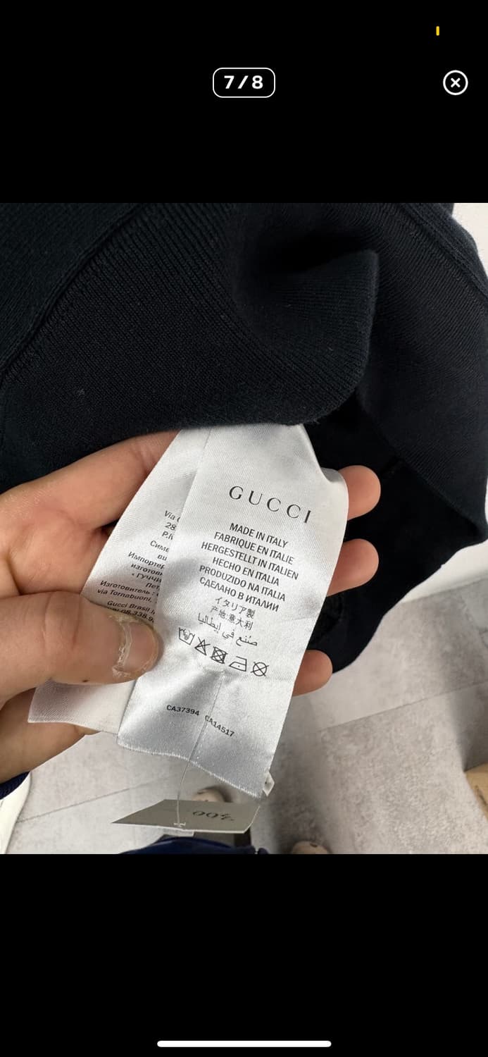 구찌 블랙 매니페스토 오버핏 후드티 H2419 상품이미지7