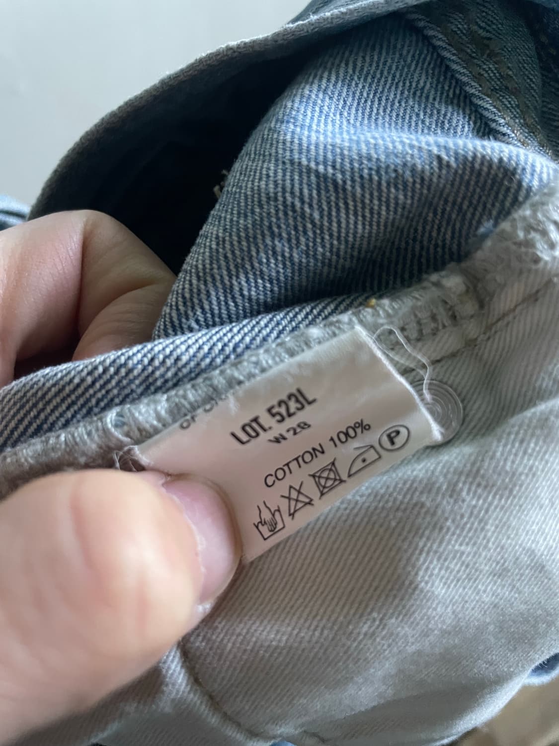 비헤비어 523L 셀비지 데님 팬츠 28(29-30) 상품이미지6