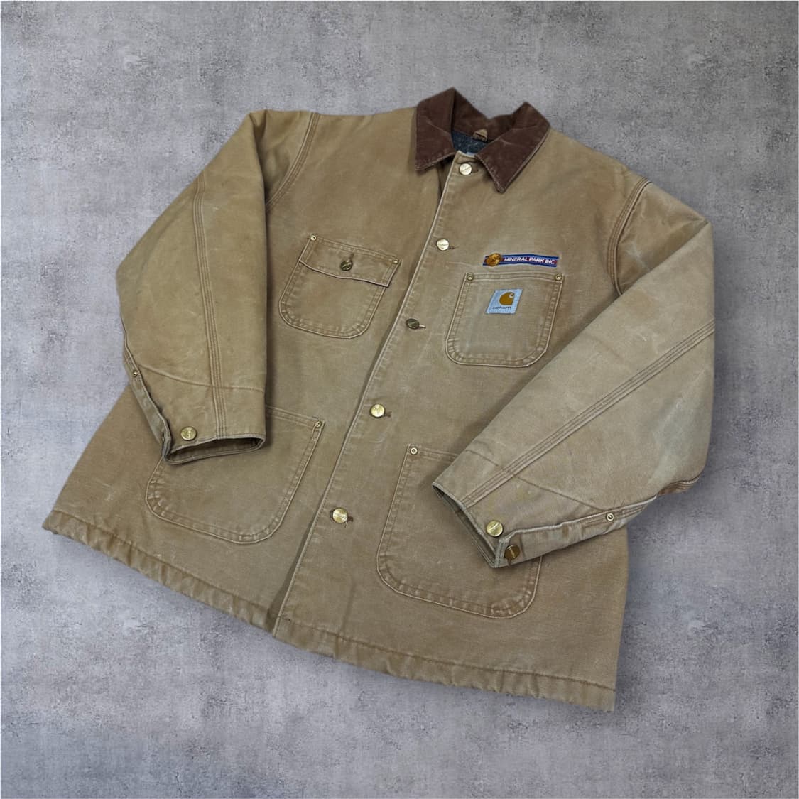 칼하트 초어자켓 c01 brn 44 상품이미지2