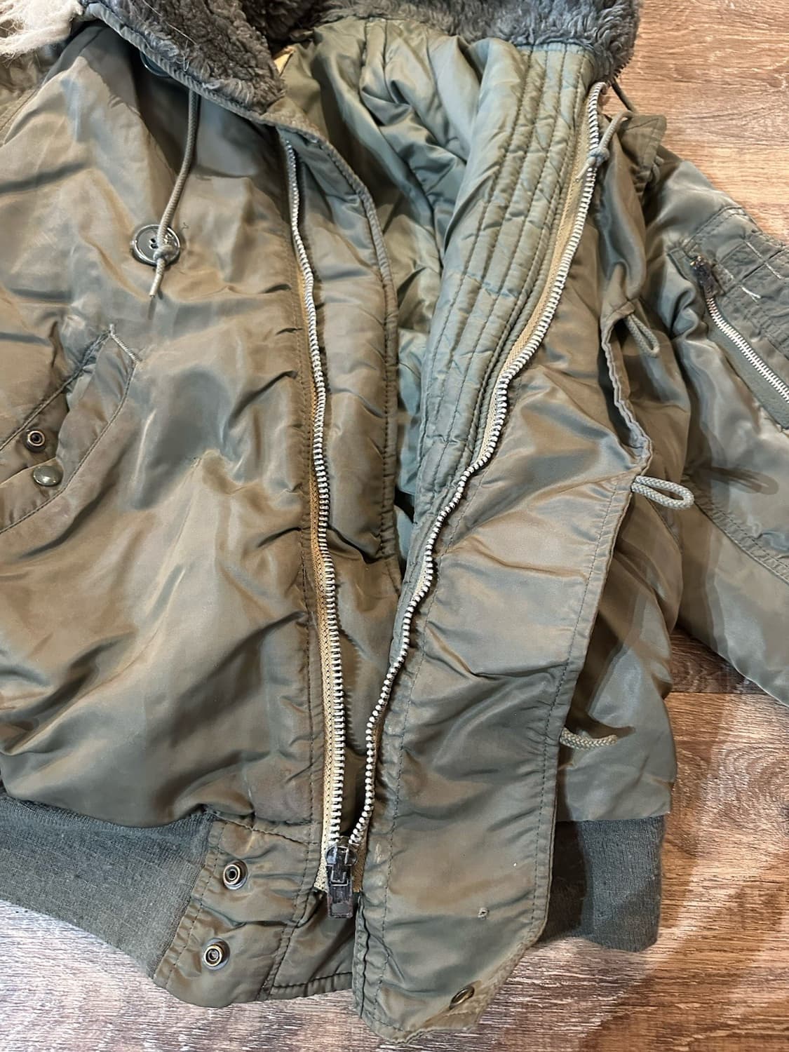 70s 알파 인더스트리 N-2B 헤비 플라잉 자켓 상품이미지3