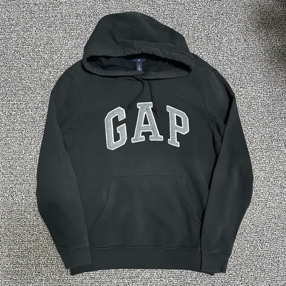 (M추천) GAP 갭 블랙 후드티 상품이미지1