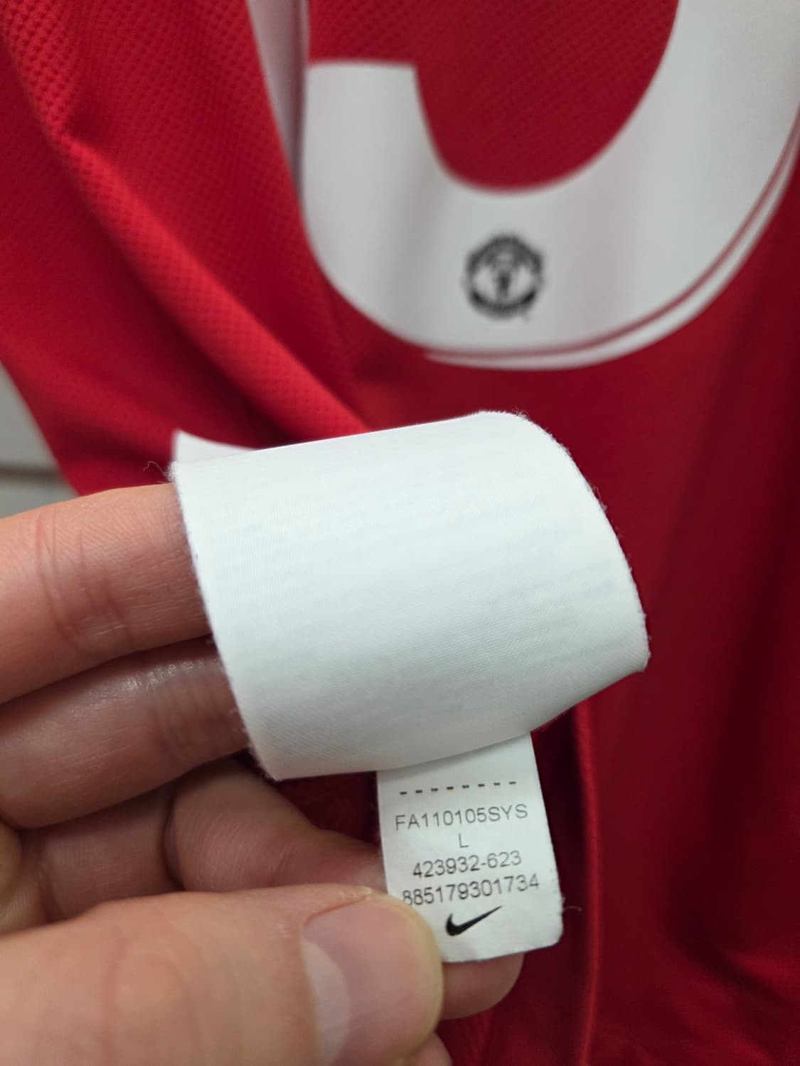 맨유 11-12 박지성 나이키 유로파 유니폼 상품이미지9