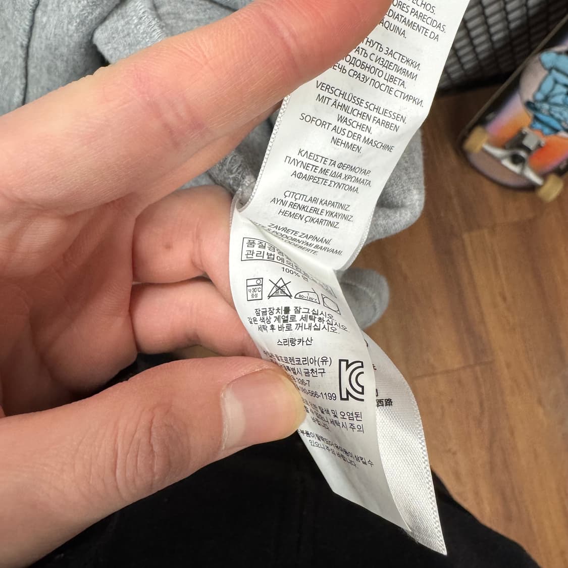 폴로 랄프로렌 반집업 스웻셔츠 네이비 포니 로고 포인트 그레이 상품이미지7