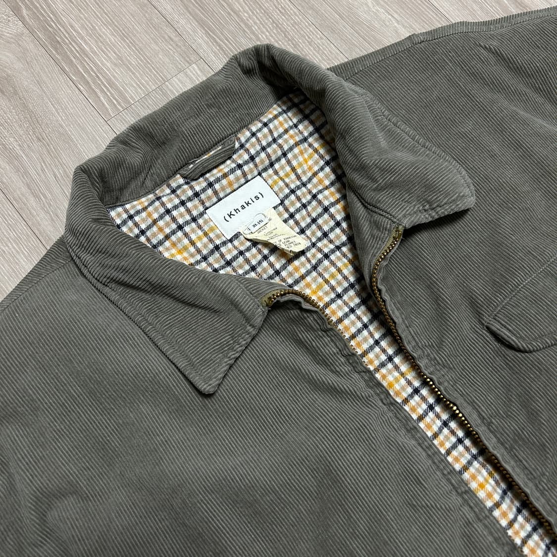 [XL/엑스라지] 카키스 코듀로이 스윙 자켓 세이지 상품이미지2