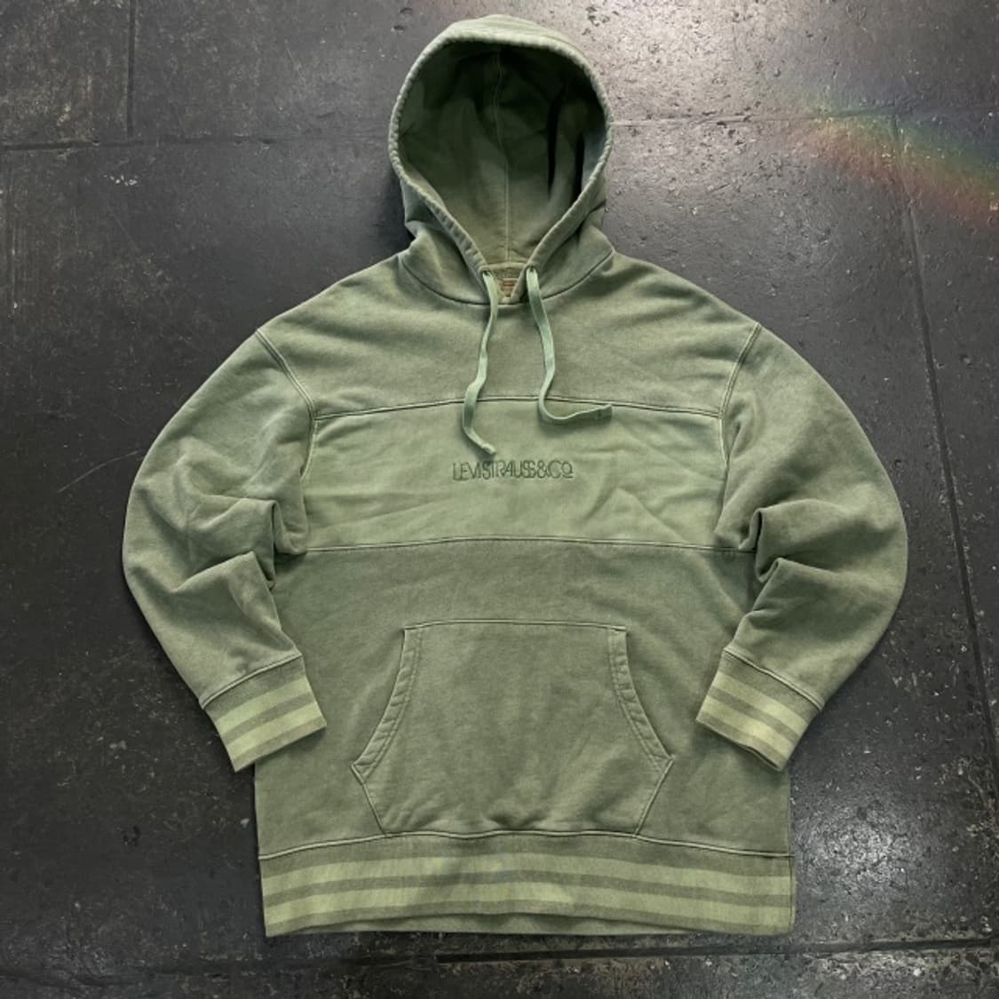 100 리바이스 릴랙스핏 자수 후드티  상품이미지1