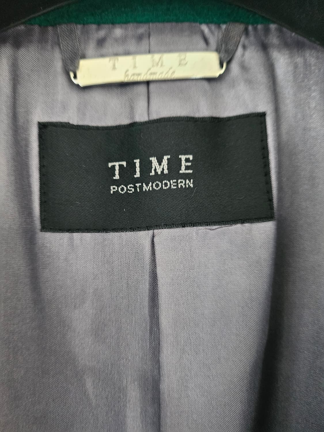 타임 진녹색 모직코트 상품이미지8