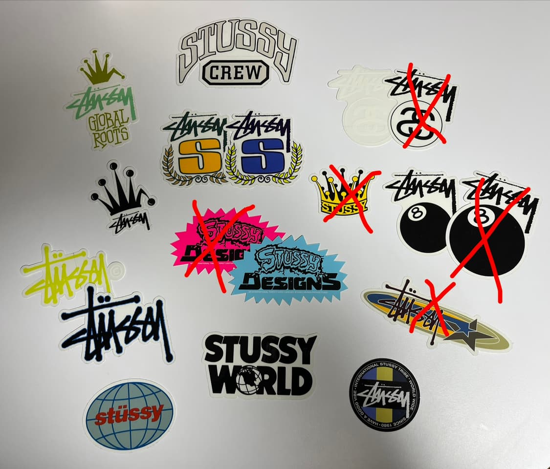 스투시 스티커 개당 1천원 상품이미지1