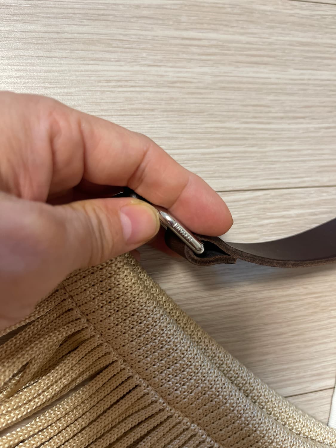 르메르 X 필트 라지 네트 숄더 백 베이지 상품이미지3