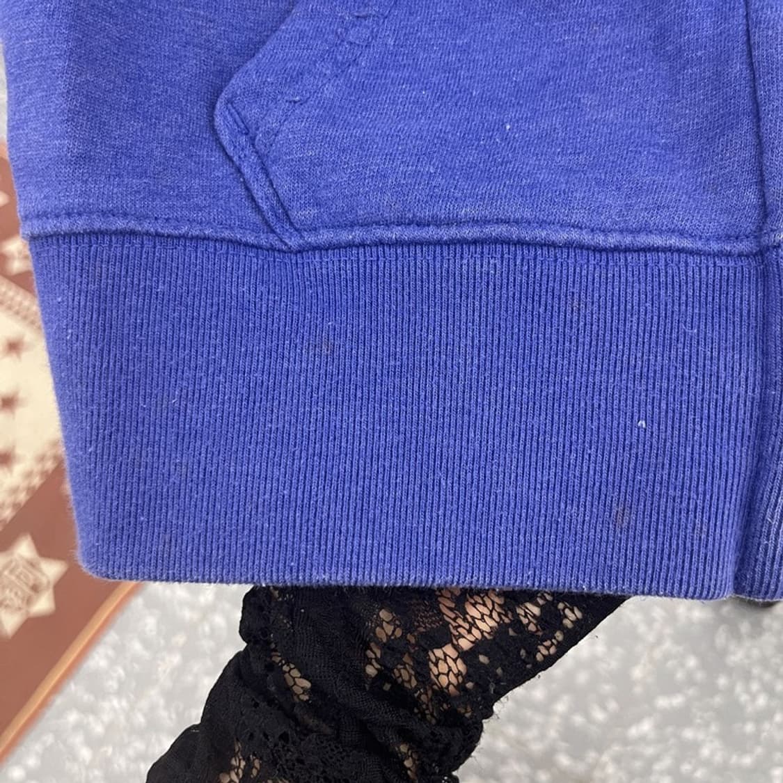 갭 올드스쿨 Y2K 빈티지 00's 블루퍼플 후드집업 XS C09823 상품이미지9