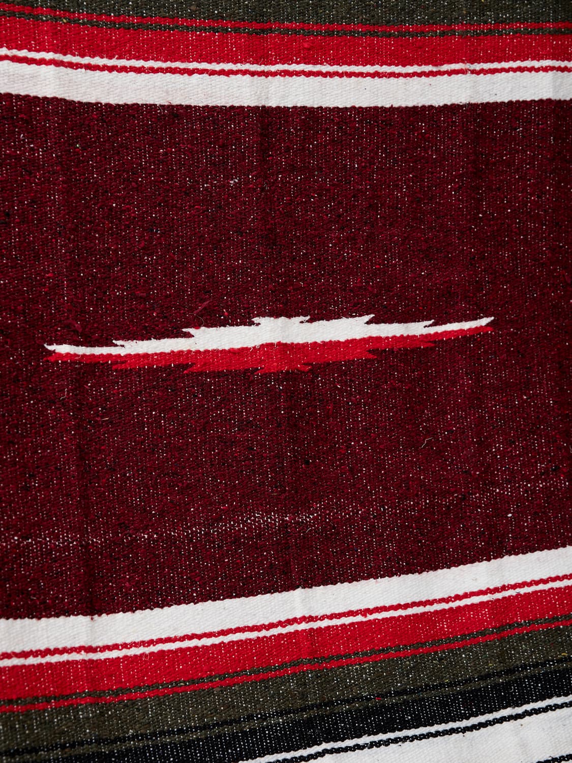 Vintage Mexican rug(burgundy) 상품이미지2