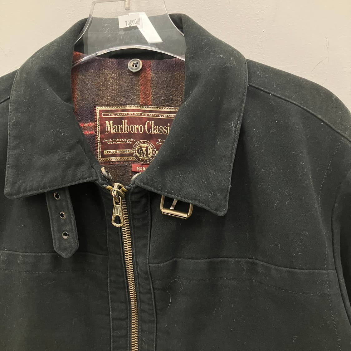 말보로 클래식 블랙 블루종 자켓 M 상품이미지5