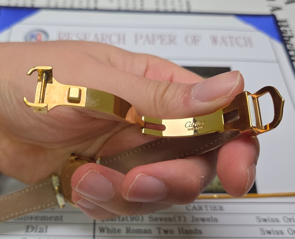 빈티지 까르띠에 머스트드 방돔 희귀 로만그레이 여성용 (감정서 포함) 상품이미지8