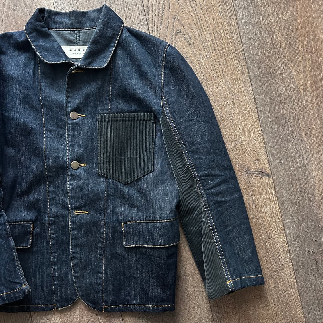 Corduroy Docking Denim Jacekt 상품이미지4