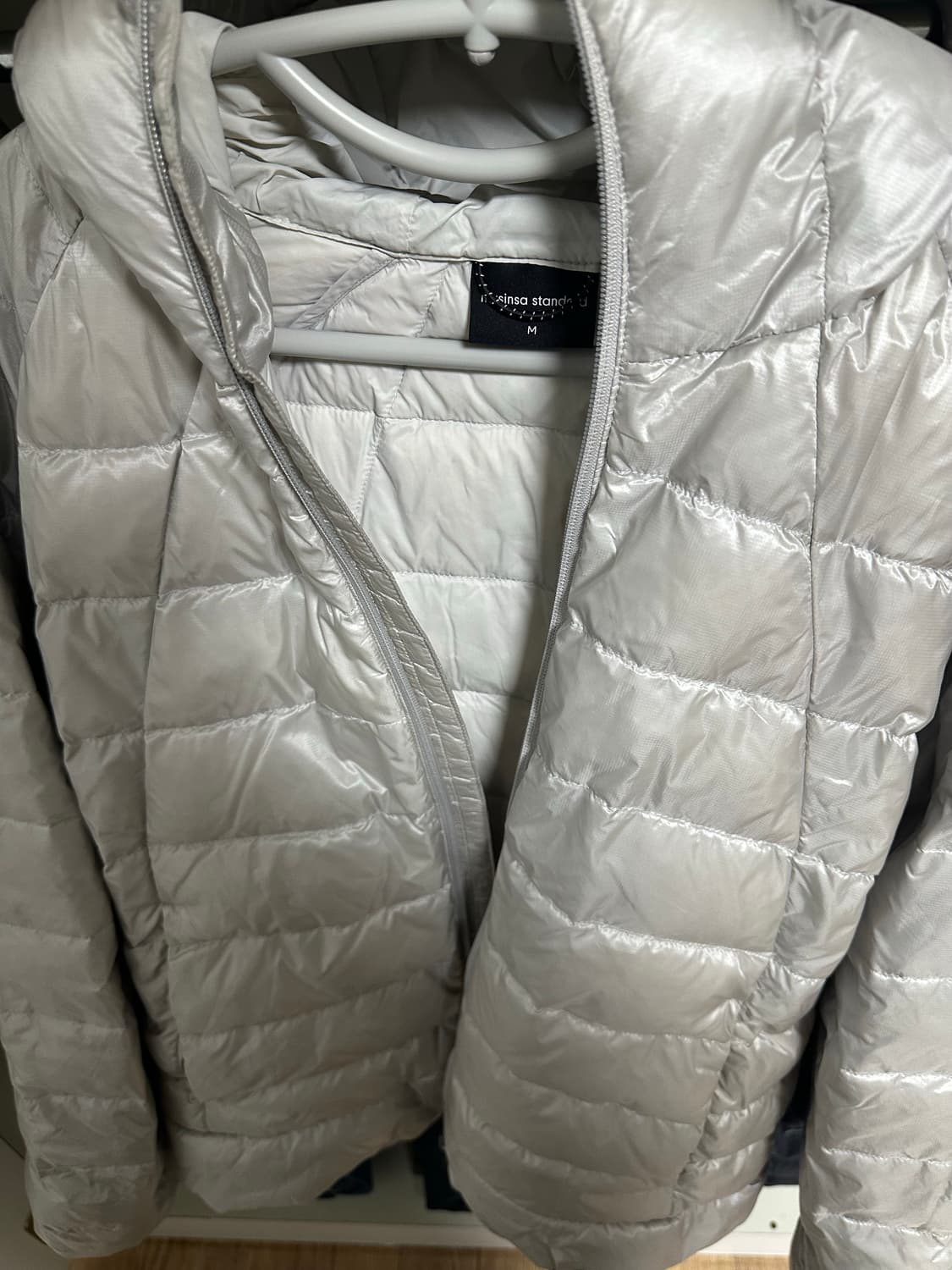 무탠다드 스포츠 아이언 라이트 다운 자켓 경량패딩 상품이미지5