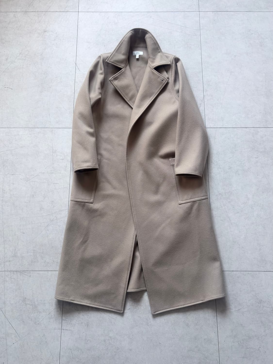 HYKE : melton wool 2-way long coat 상품이미지6