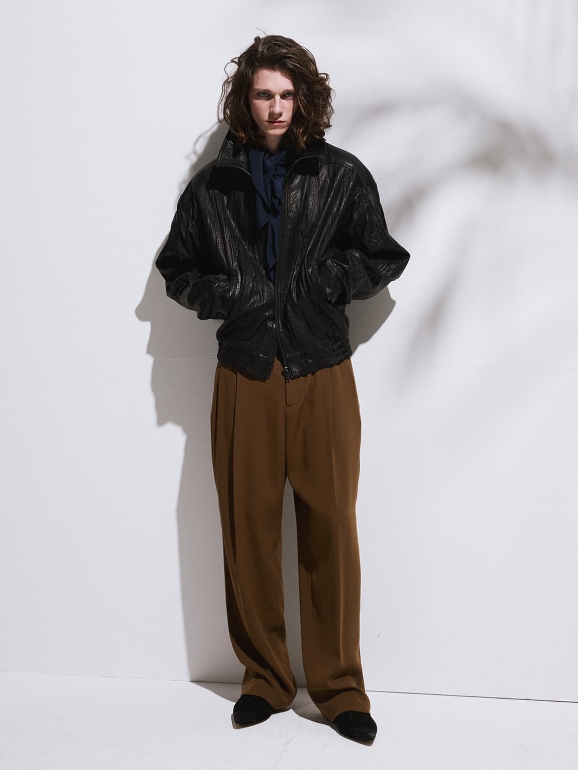 렉토 하이넥 양가죽쟈켓 상품이미지1