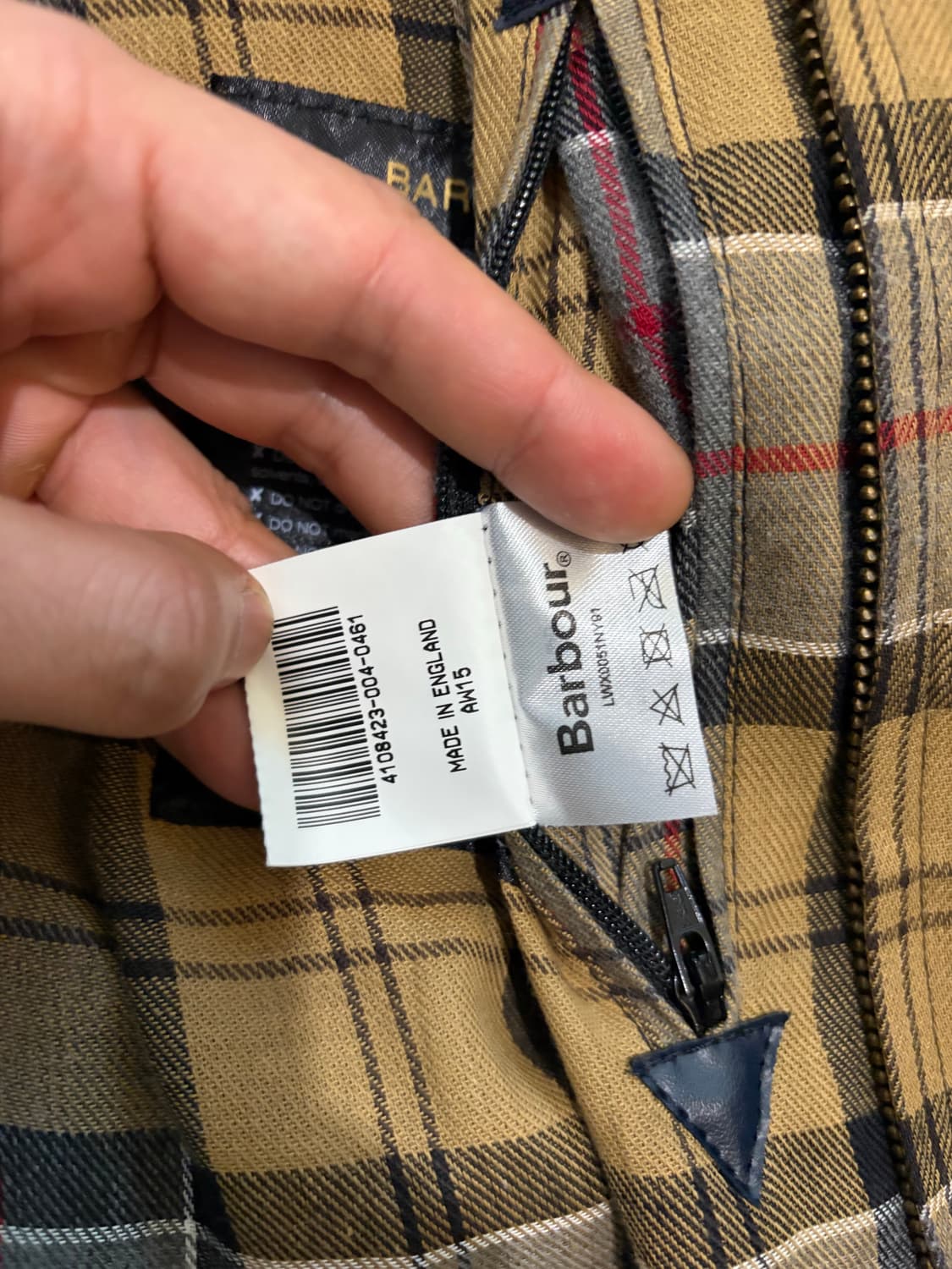 38) 바버 비데일 왁스자켓 네이비 상품이미지6