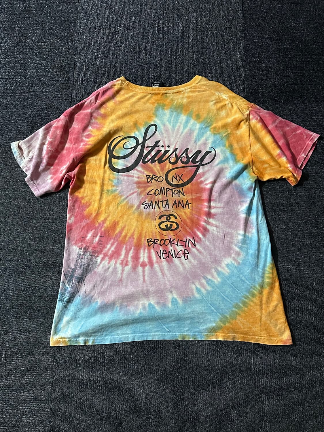 스투시 Stussy 타이다이 시티 로고 티셔츠 상품이미지2