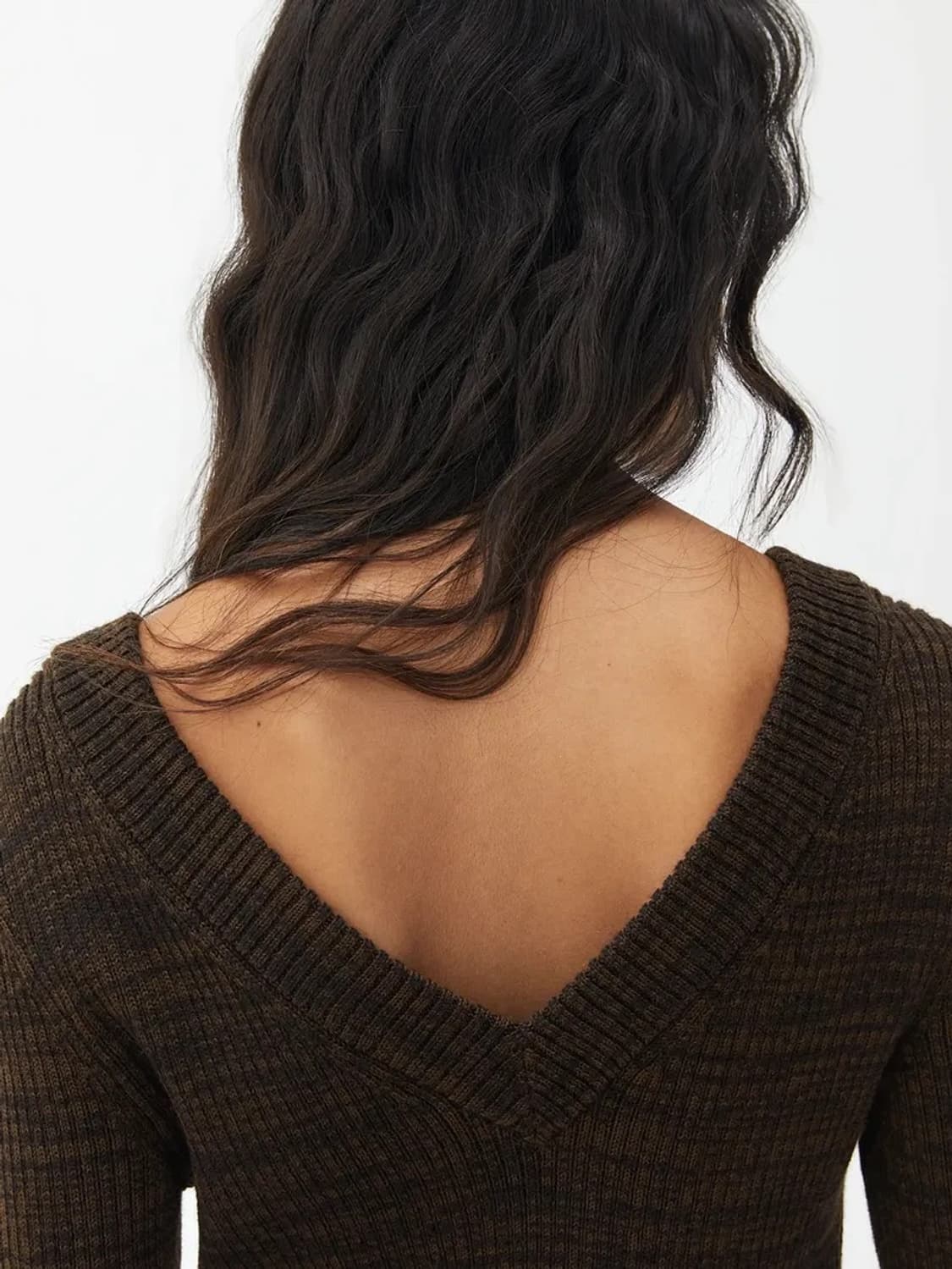 ARKET 아르켓 리브 니트 스퀘어넥 탑 상품이미지2