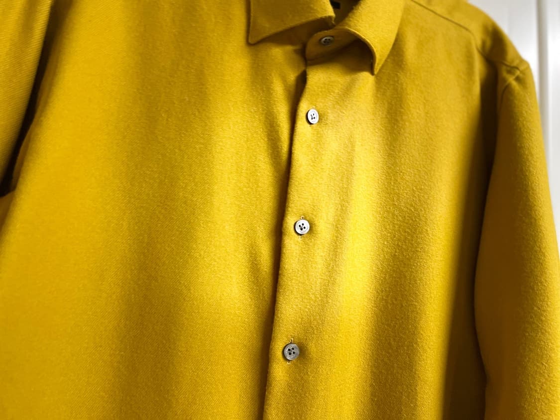 랑방 머스타드색 셔츠 상품이미지3