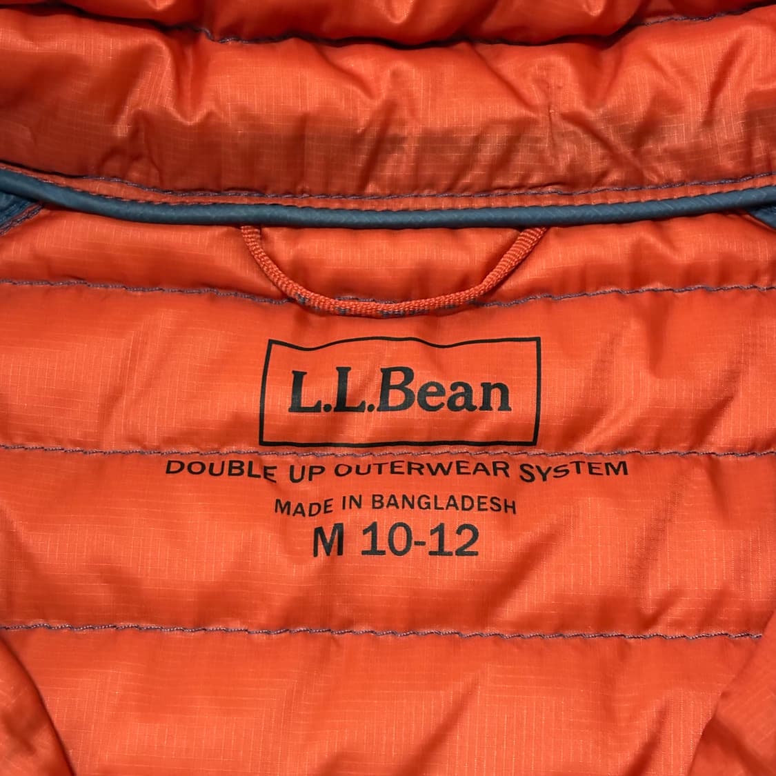 L.L.Bean 블루 경량패딩 상품이미지3