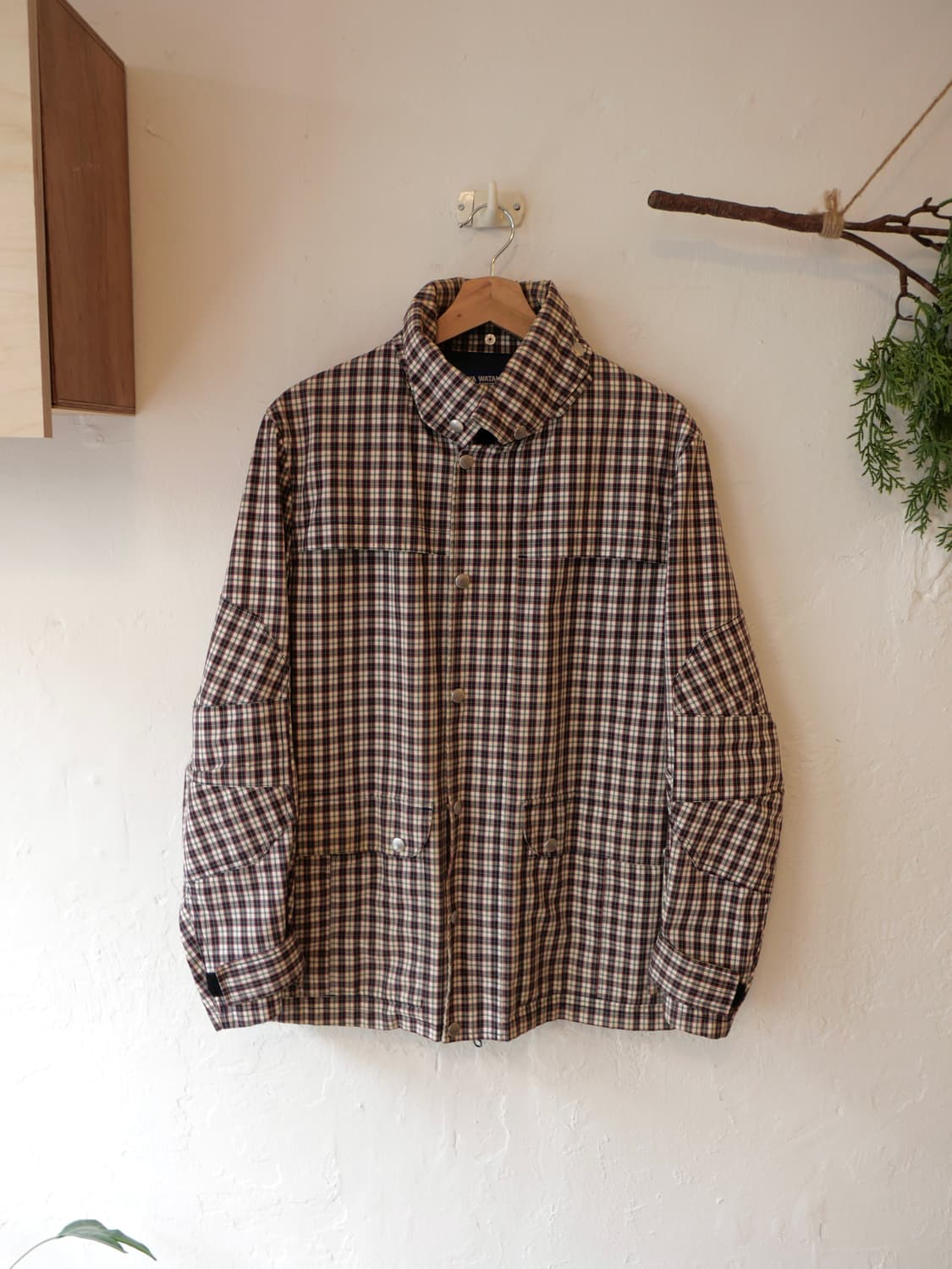 준야 와타나베 체크 셔츠 자켓 상품이미지2