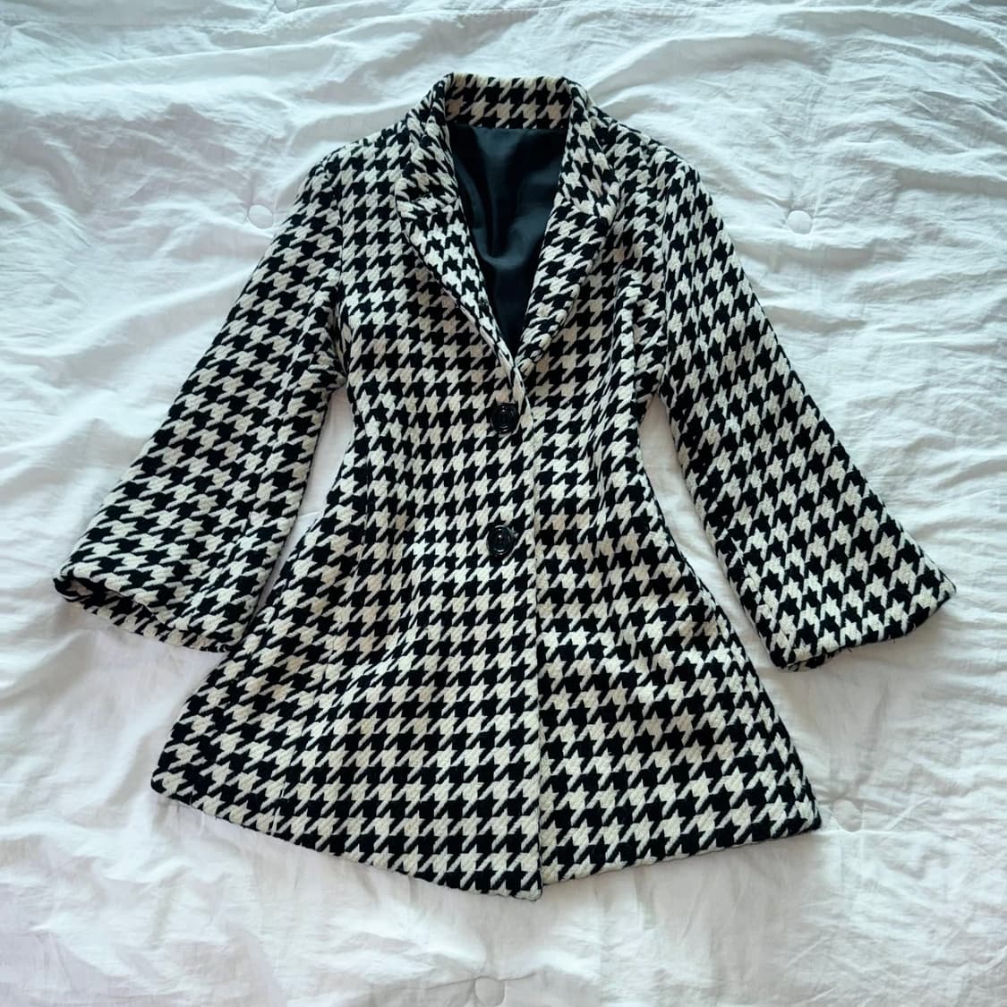 패턴 코트 빈티지 y2k 구제 캐주얼 긱시크 모리걸 하구미 로맨틱고딕 상품이미지2