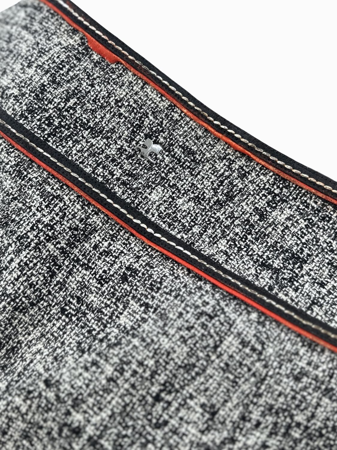 Courrèges Black & Grey Tweed Skirt 상품이미지3