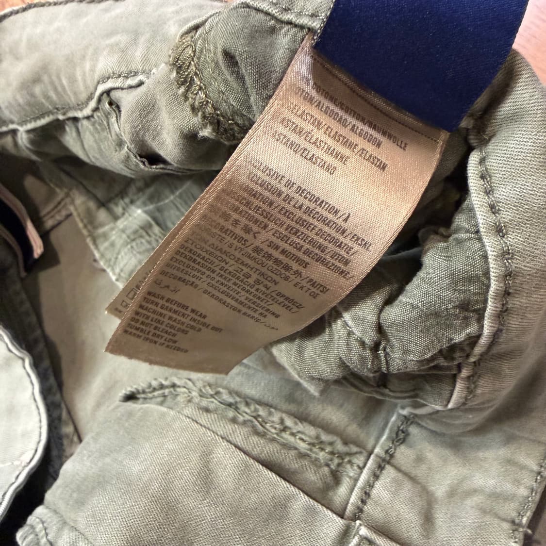 GIANNI LUPO 가먼트 다잉 카고 팬츠 상품이미지6