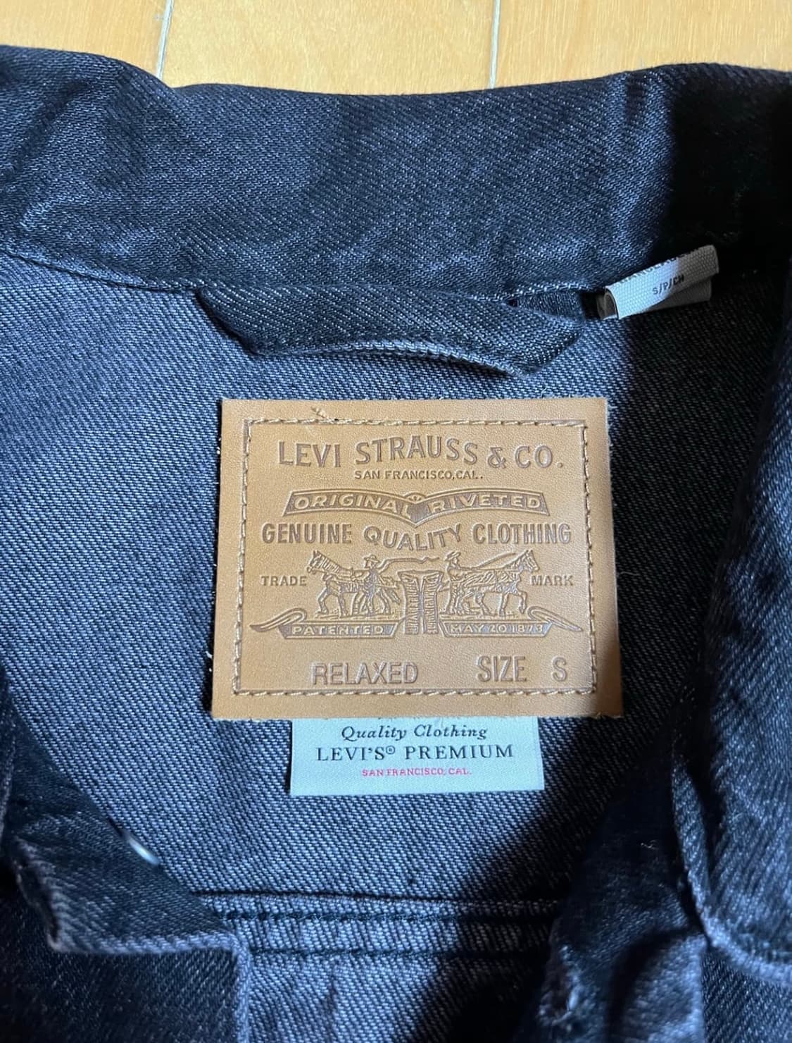 리바이스 프리미엄 자켓 블랙 s 상품이미지2