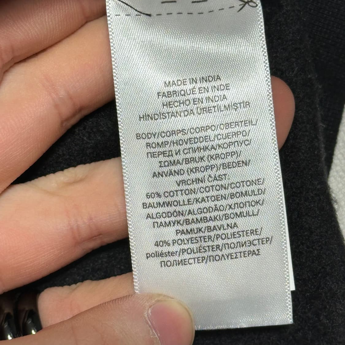 XL 폴로랄프로렌 블랙 기모 맨투맨 상품이미지5