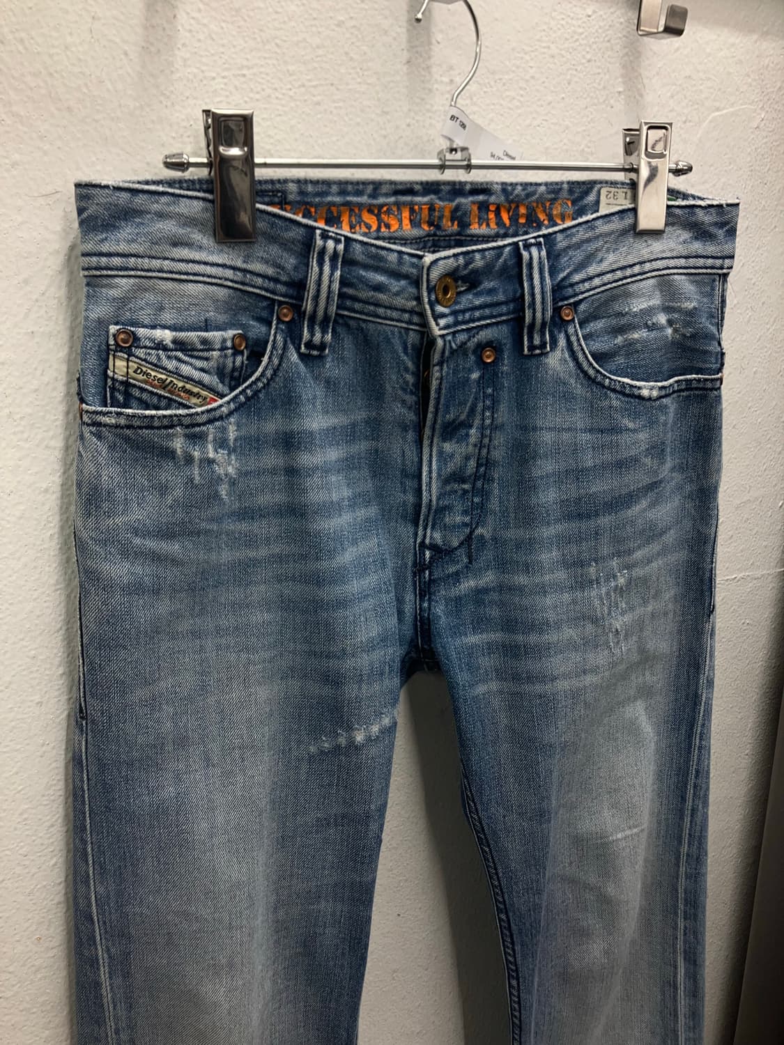 디젤 연청 데미지진 상품이미지2