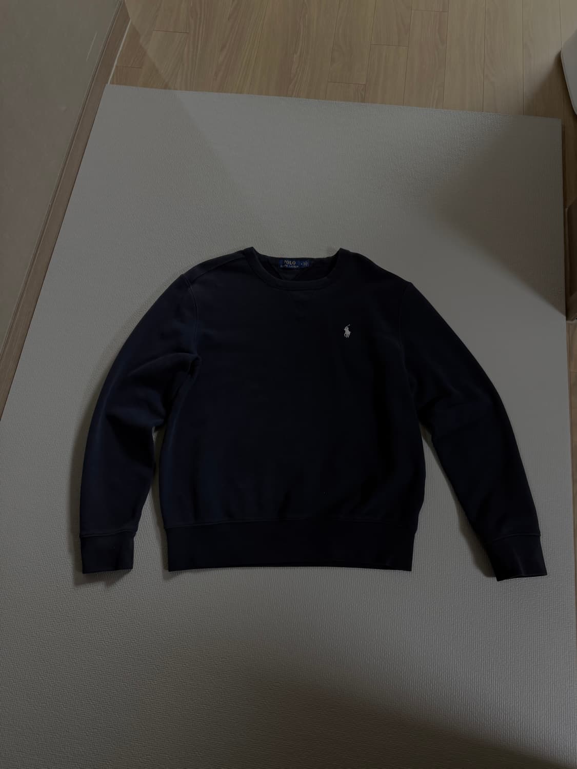 폴로 화이트포니 맨투맨 네이비 상품이미지1