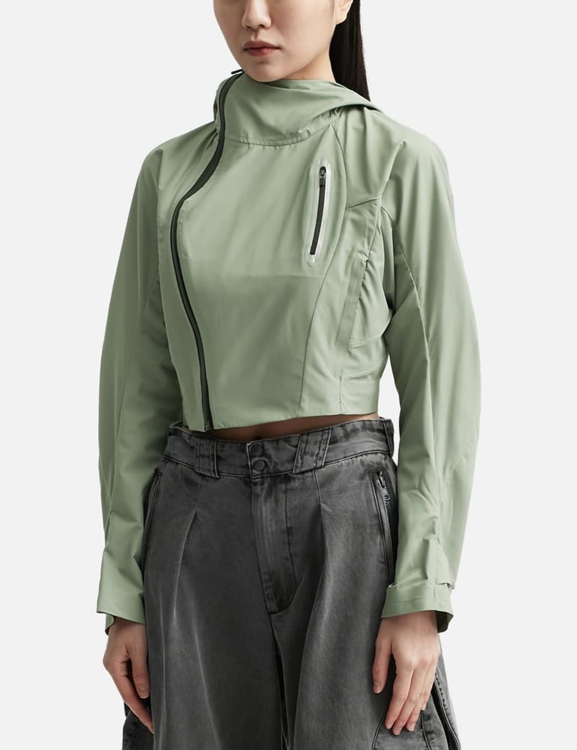 혜인서 크롭 쉘 자켓 바람막이 1사이즈 상품이미지1