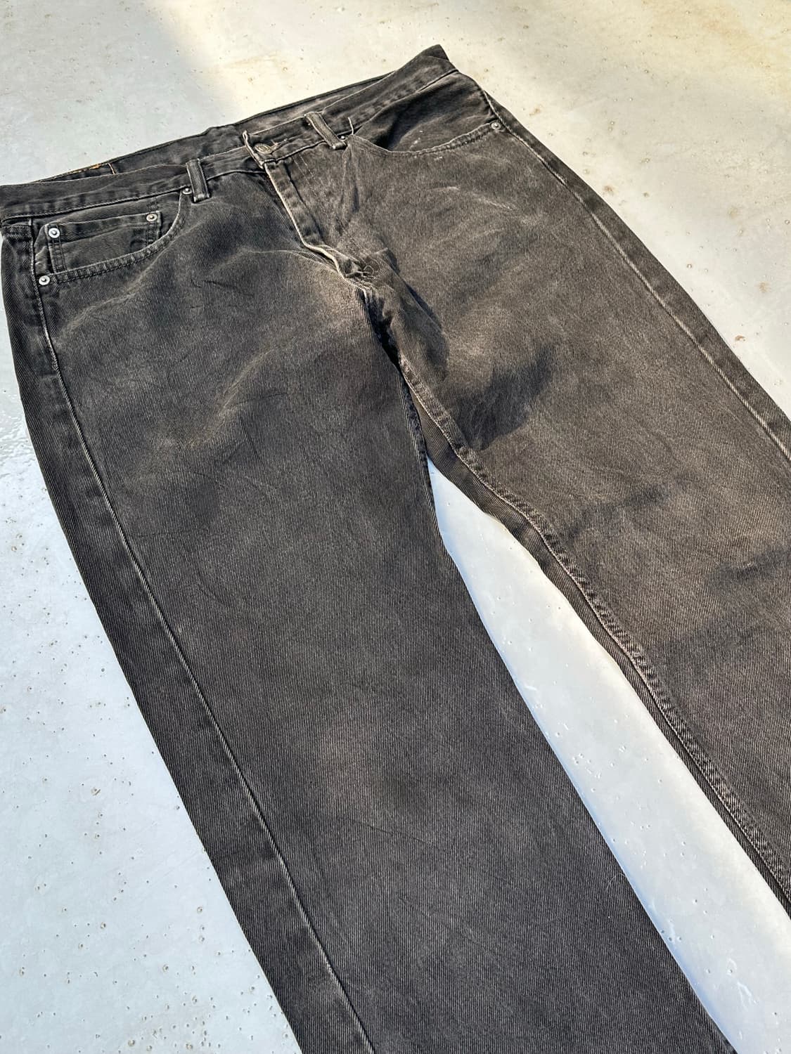 [리바이스] •Levi's 505 Black Denim 상품이미지3