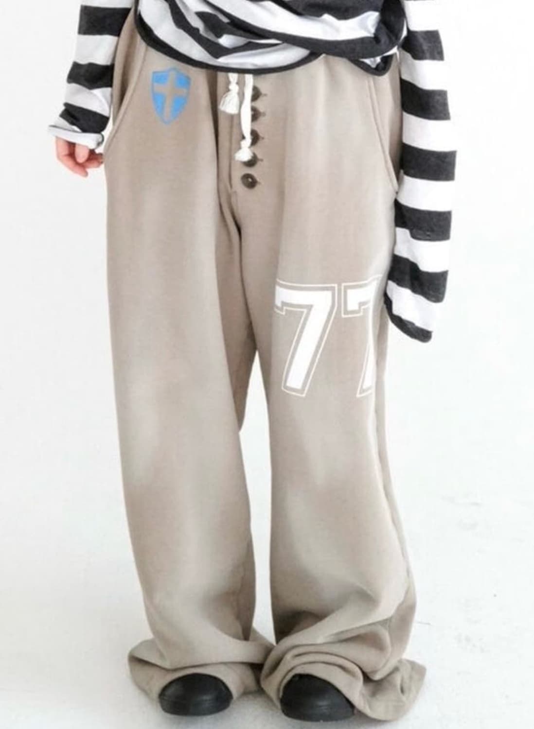 샵페어리 button jersey sweatpants (cocoa) 상품이미지1