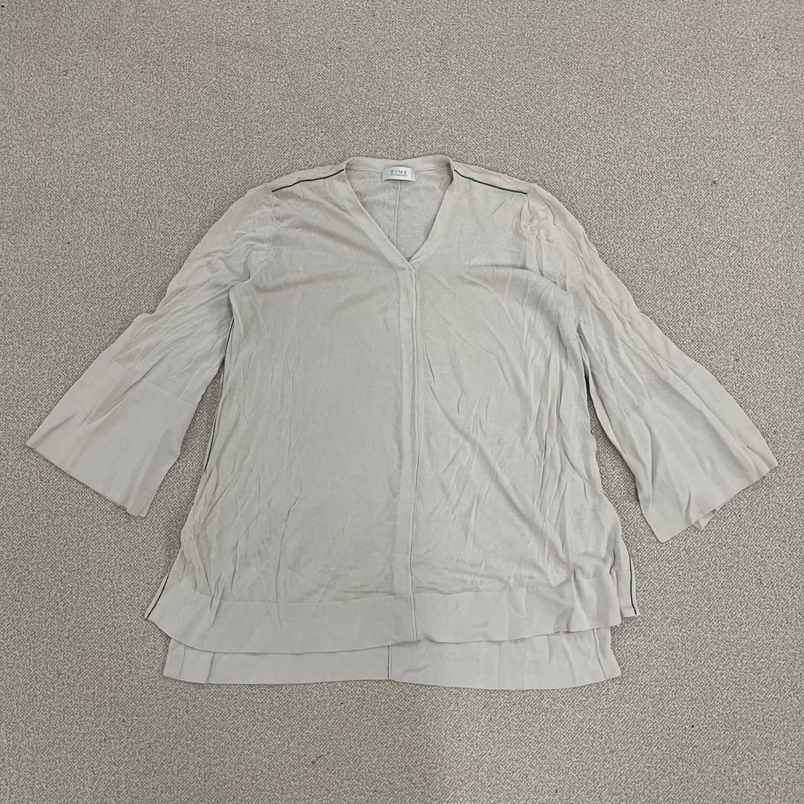 실측확인 한섬 타임 여성 블라우스 0128M 상품이미지1