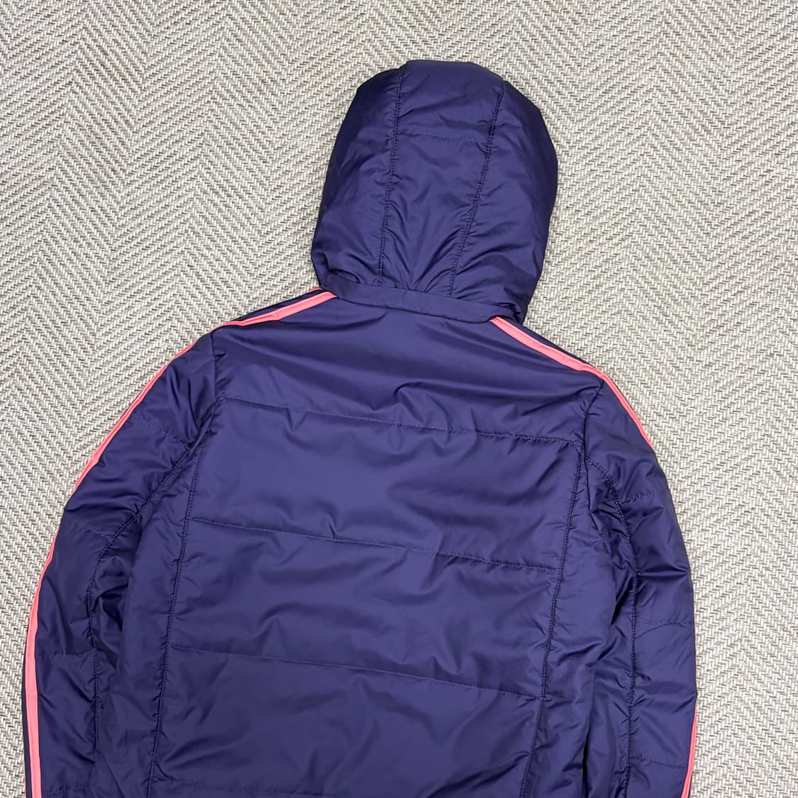 아디다스 네오 퍼플 핑크 후드 패딩 v1071 상품이미지4