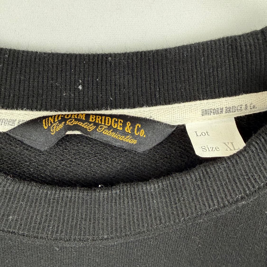 (XL) 유니폼브릿지 1960 라운드 맨투맨 블랙 상품이미지3